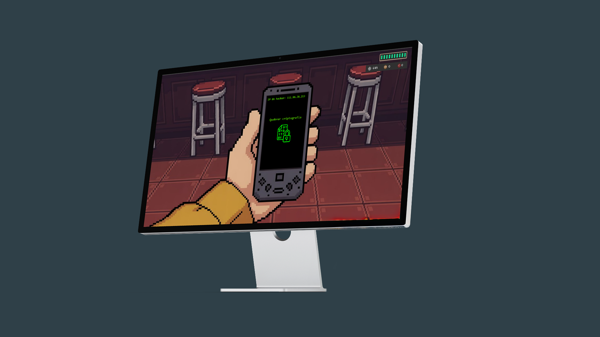 Black Hat game title screen featuring the hacker character